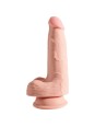KING COCK - DILDO TRIPLE DENSIDAD 13 CM CON TESTICULOS