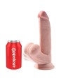 KING COCK - PLUS 3D DILDO SWINGING BALLS 24.5 CM NATURAL