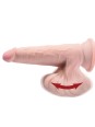 KING COCK - PLUS 3D DILDO SWINGING BALLS 24.5 CM NATURAL