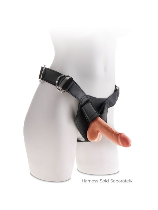 KING COCK - PLUS 3D DILDO CON TESTICULOS 17 CM