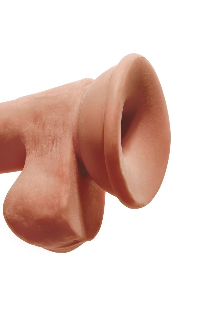 KING COCK - PLUS 3D DILDO CON TESTICULOS 17 CM