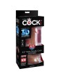 KING COCK - PLUS 3D DILDO CON TESTICULOS 17 CM