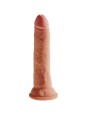 KING COCK - PLUS DILDO 3D TRIPLE DENSIDAD 18 CM