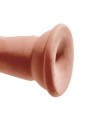 KING COCK - PLUS DILDO 3D TRIPLE DENSIDAD 18 CM