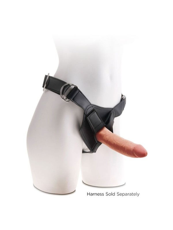 KING COCK - PLUS DILDO 3D TRIPLE DENSIDAD 18 CM