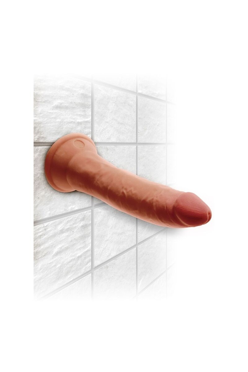 KING COCK - PLUS DILDO 3D TRIPLE DENSIDAD 18 CM