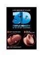 KING COCK - PLUS DILDO 3D TRIPLE DENSIDAD 18 CM