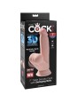 KING COCK - PLUS 3D DILDO SWINGING BALLS 15.2 CM NATURAL