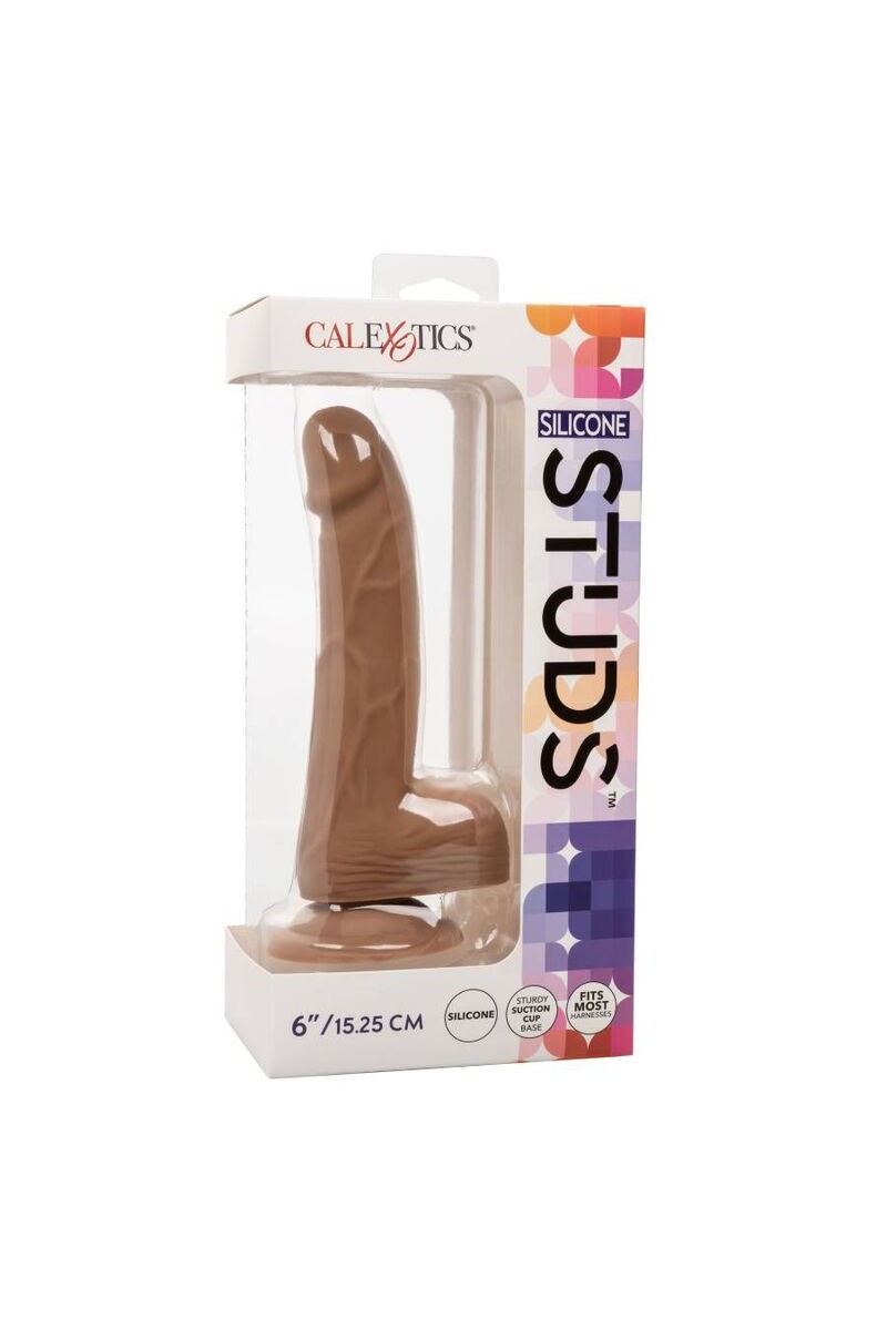 CALIFORNIA EXOTICS - SILICONE STUDS 15.24 CM BROWN