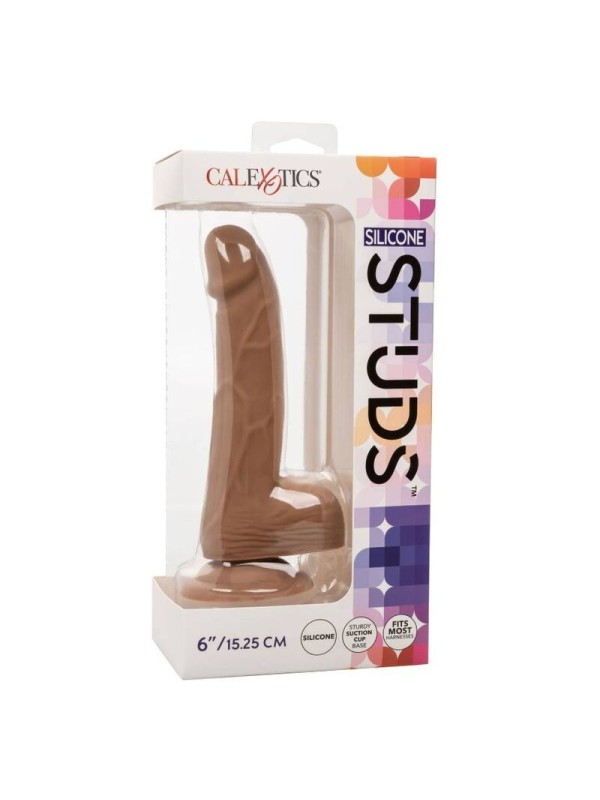 CALIFORNIA EXOTICS - SILICONE STUDS 15.24 CM BROWN