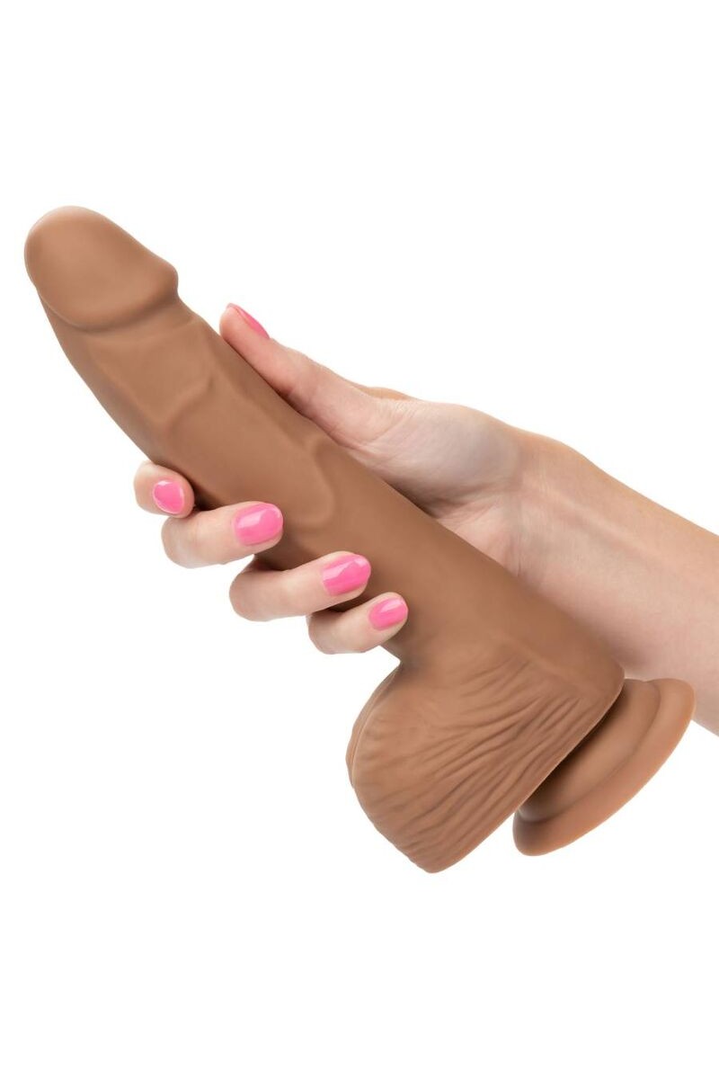 CALIFORNIA EXOTICS - SILICONE STUDS 20.32 CM BROWN