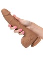 CALIFORNIA EXOTICS - SILICONE STUDS 20.32 CM BROWN