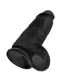 KING COCK - PENE REALISTICO CHUBBY 23 CM NEGRO