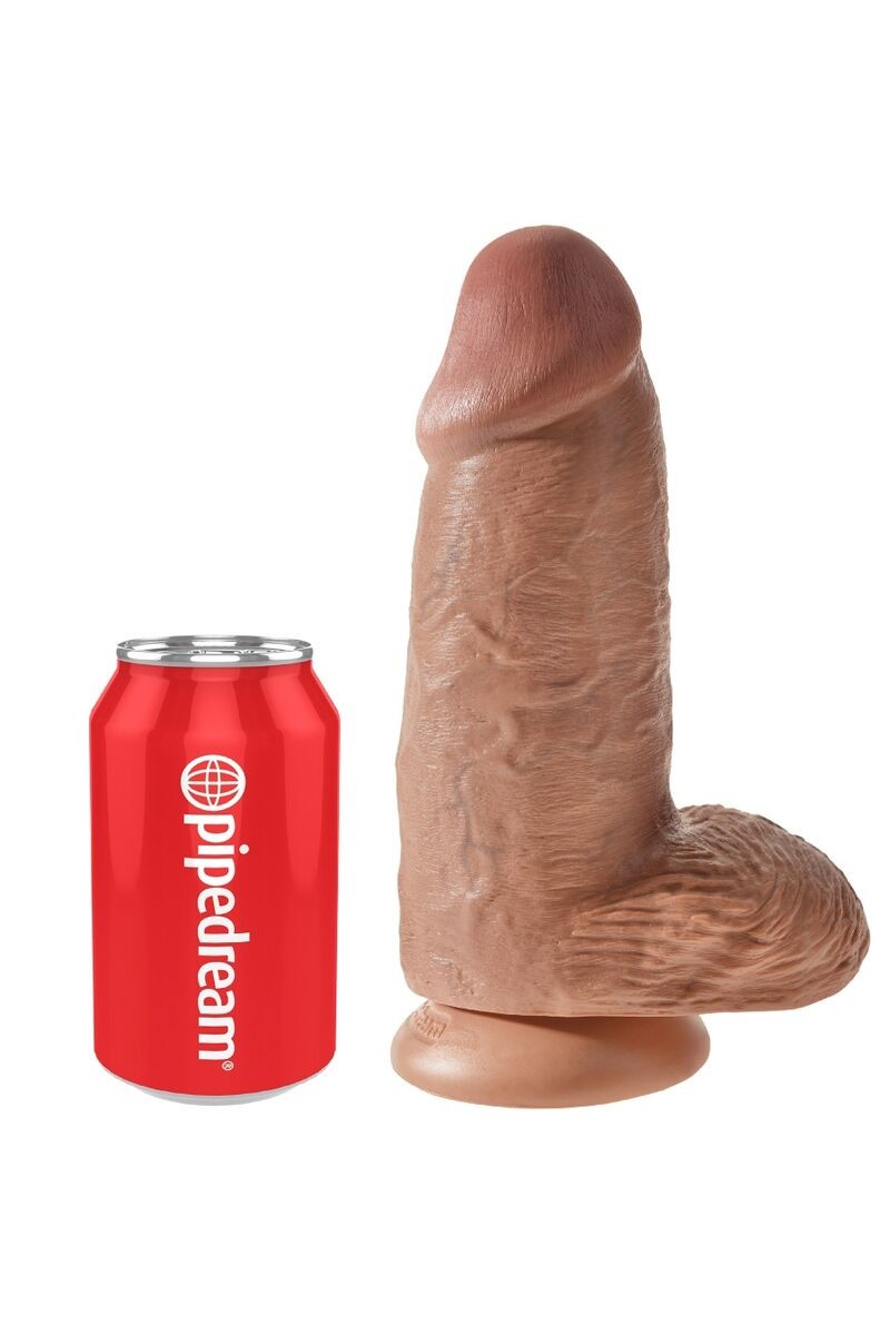 KING COCK - PENE REALISTICO CHUBBY 23 CM CARAMELO