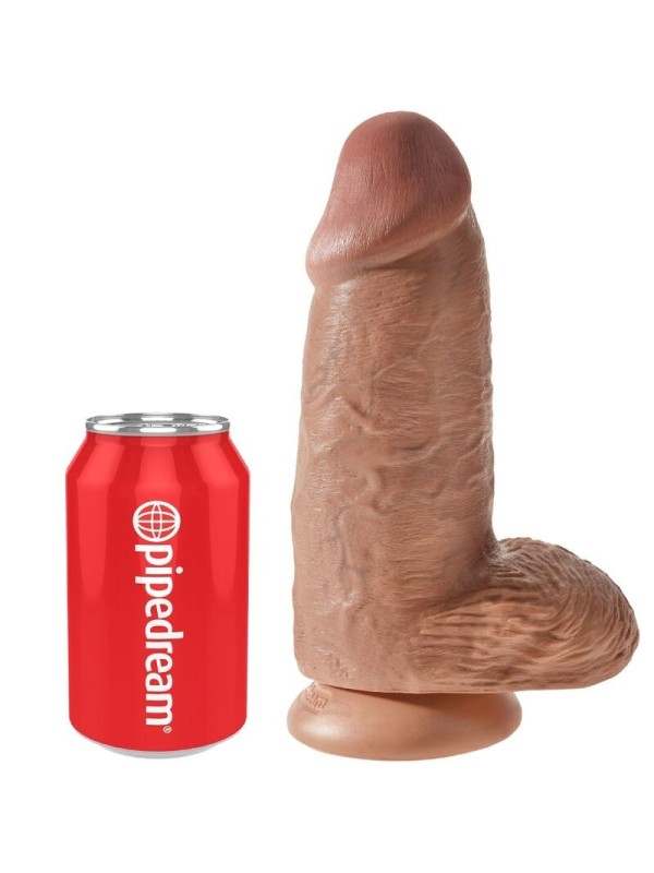 KING COCK - PENE REALISTICO CHUBBY 23 CM CARAMELO