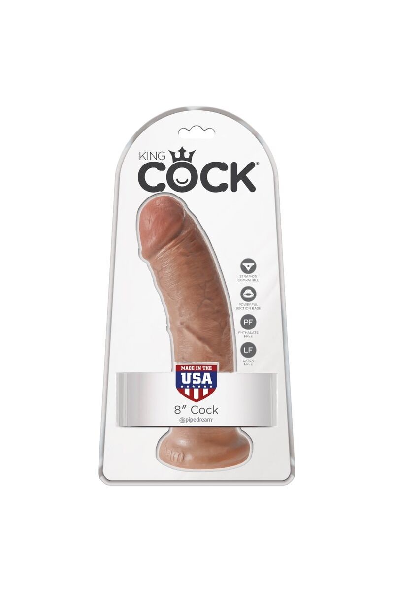 KING COCK - PENE REALISTICO 19.5 CM CARAMELO