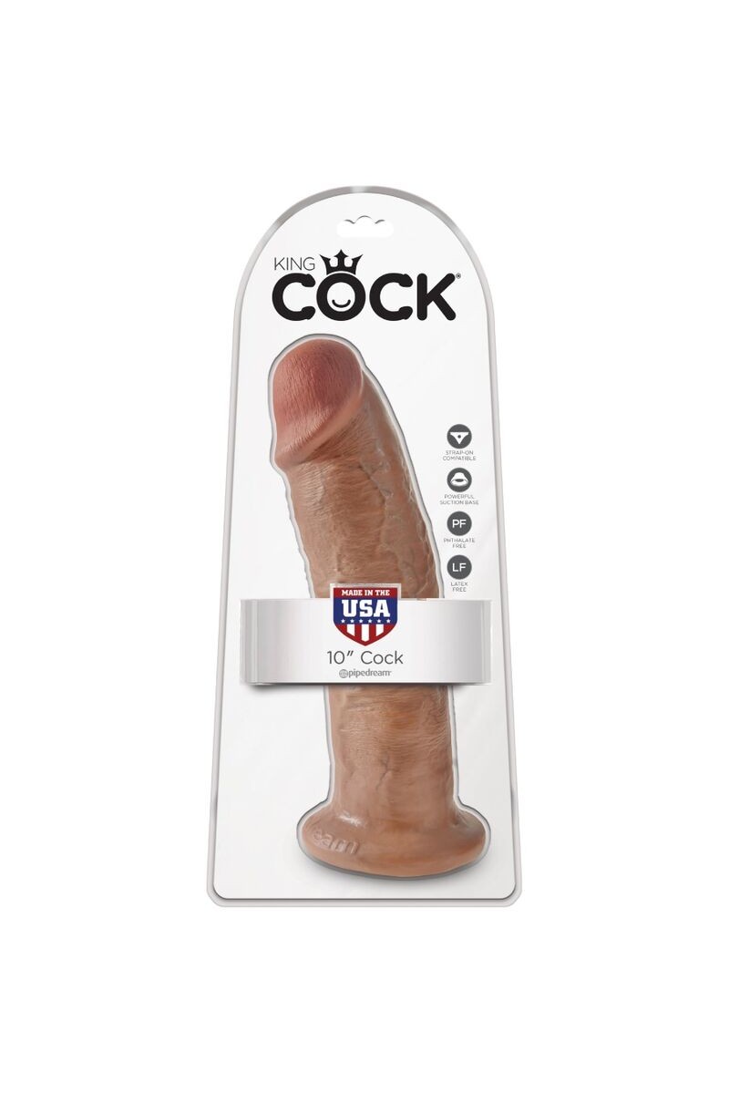 KING COCK - PENE REALISTICO 24 CM CARAMELO