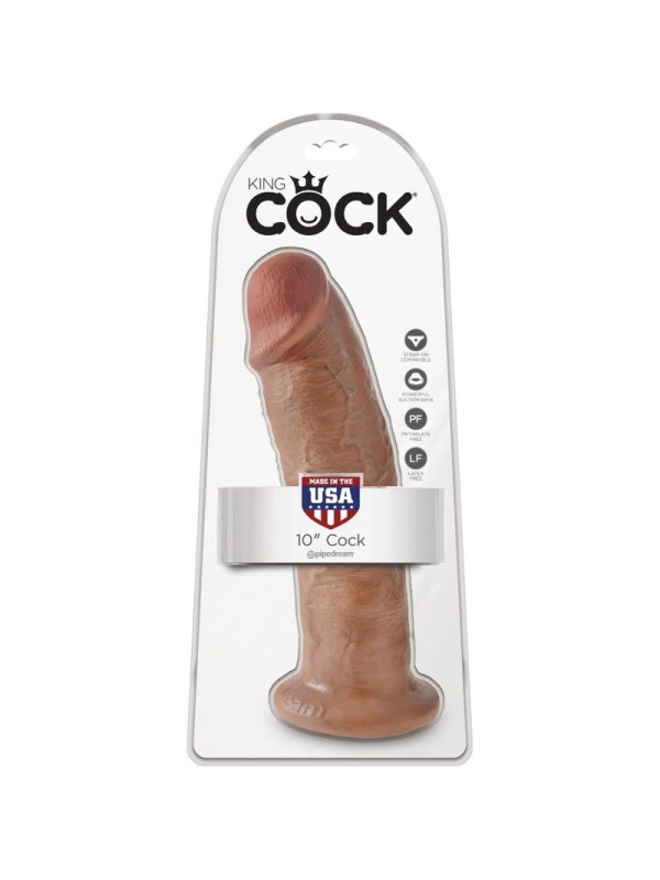 KING COCK - PENE REALISTICO 24 CM CARAMELO