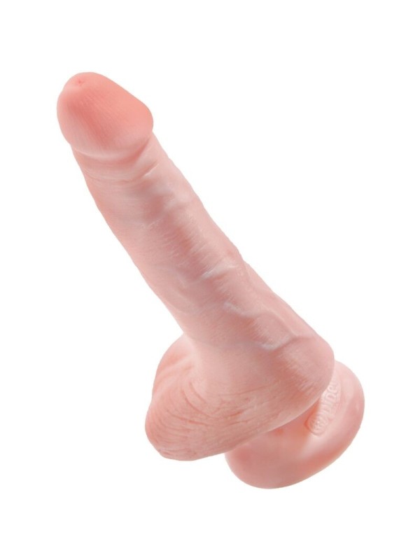 KING COCK - PENE REALISTICO CON TESTICULOS 13.5 CM NATURAL