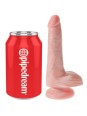 KING COCK - PENE REALISTICO CON TESTICULOS 13.5 CM NATURAL