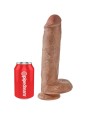 KING COCK - PENE REALISTICO CON TESTICULOS 22.6 CM CARAMELO