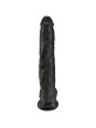 KING COCK - PENE REALISTICO CON TESTICULOS 30.5 CM NEGRO