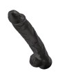 KING COCK - PENE REALISTICO CON TESTICULOS 30.5 CM NEGRO