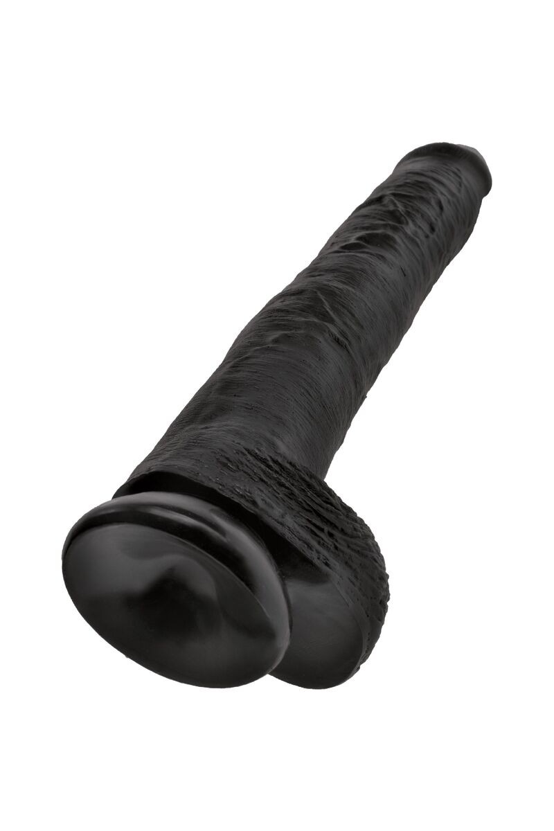 KING COCK - PENE REALISTICO CON TESTICULOS 30.5 CM NEGRO