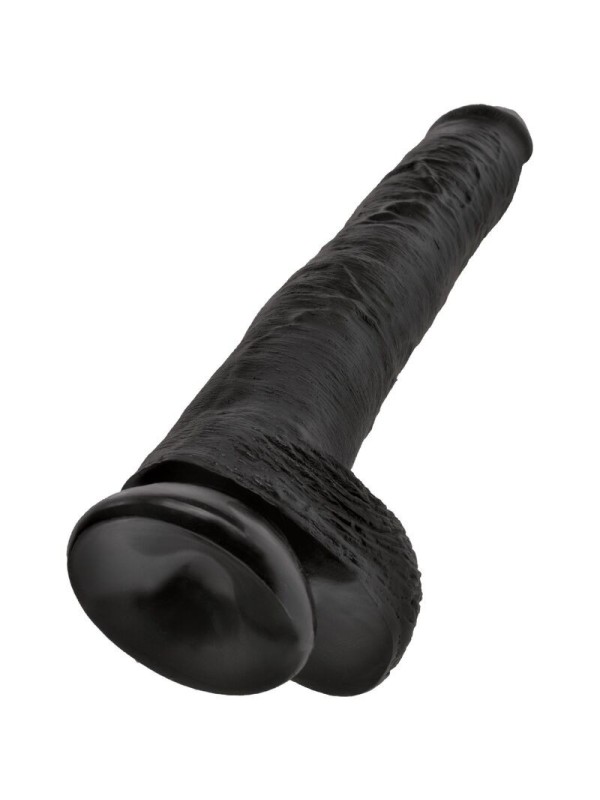 KING COCK - PENE REALISTICO CON TESTICULOS 30.5 CM NEGRO