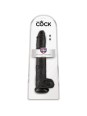 KING COCK - PENE REALISTICO CON TESTICULOS 30.5 CM NEGRO