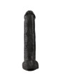 KING COCK - PENE REALISTICO CON TESTICULOS 34.2 CM NEGRO
