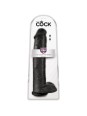 KING COCK - PENE REALISTICO CON TESTICULOS 34.2 CM NEGRO