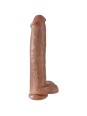 KING COCK - PENE REALISTICO CON TESTICULOS 34.2 CM CARAMELO
