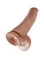 KING COCK - PENE REALISTICO CON TESTICULOS 34.2 CM CARAMELO