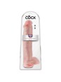KING COCK - PENE REALISTICO CON TESTICULOS 34.2 CM NATURAL