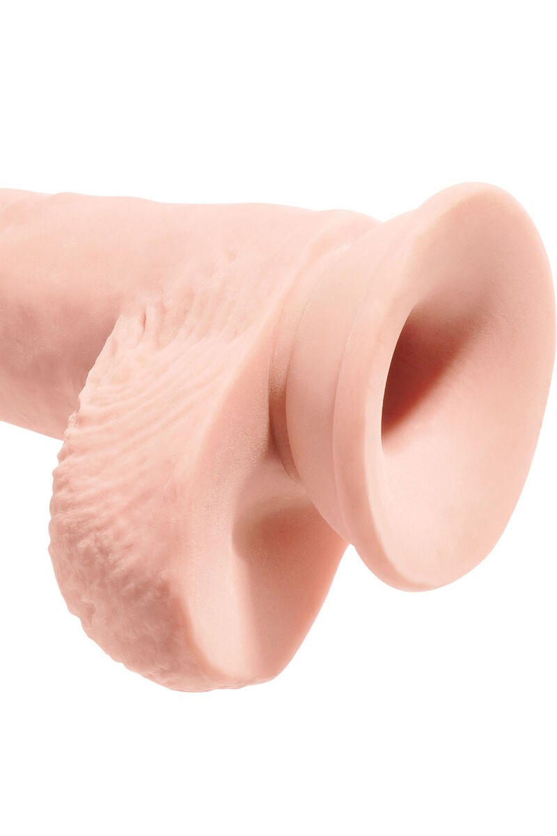 KING COCK - PENE REALISTICO CON TESTICULOS 19.4 CM NATURAL