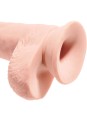 KING COCK - PENE REALISTICO CON TESTICULOS 19.4 CM NATURAL