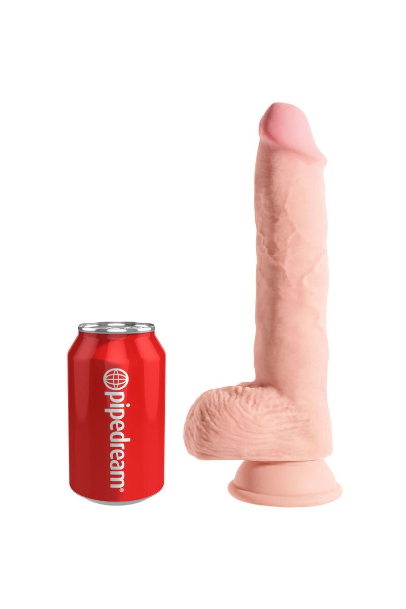 KING COCK - PENE REALISTICO CON TESTICULOS 19.4 CM NATURAL