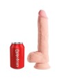 KING COCK - PENE REALISTICO CON TESTICULOS 19.4 CM NATURAL