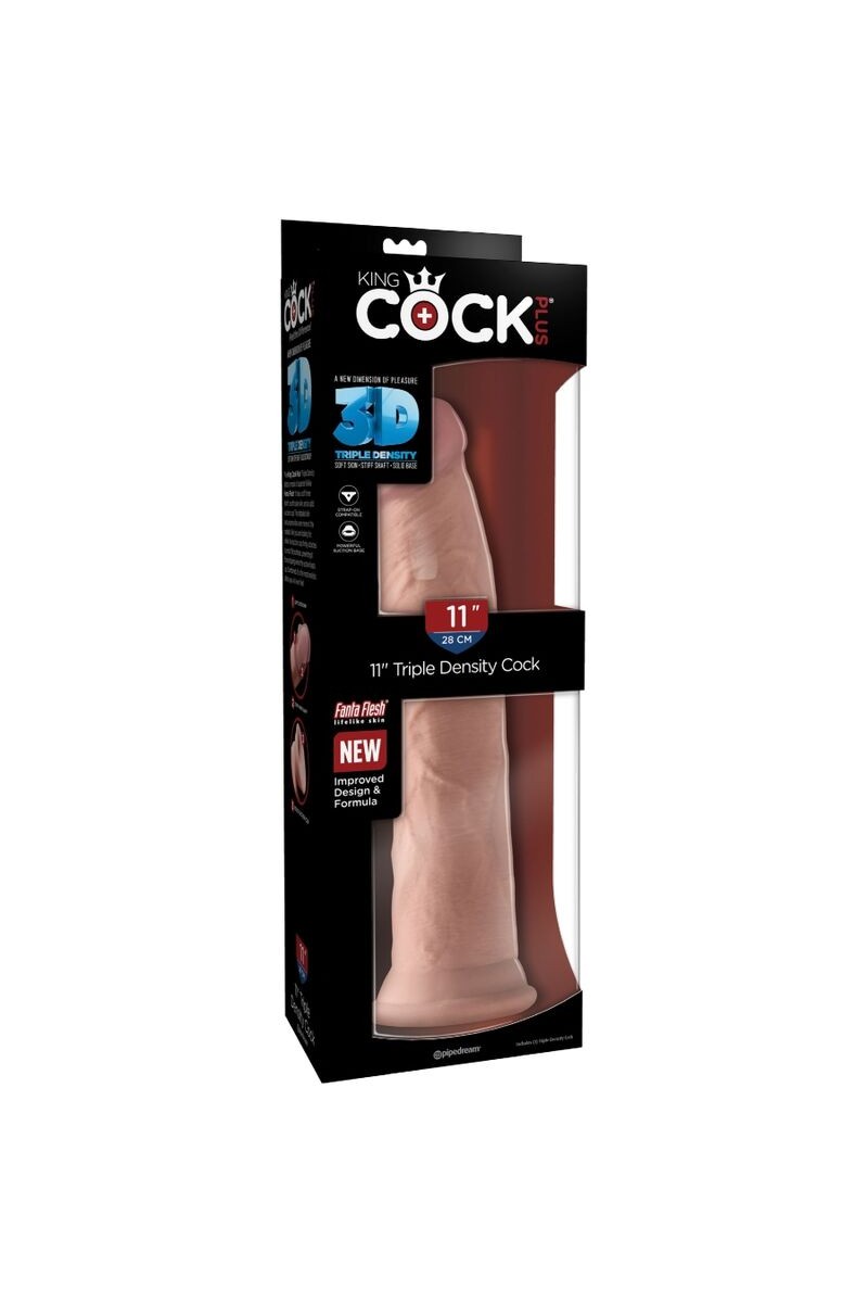 KING COCK - PENE REALISTICO 3D 26 CM NATURAL