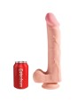 KING COCK - PENE REALISTICO 3D CON TESTICULOS 24.8 CM NATURAL