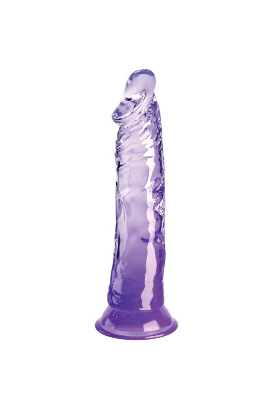 KING COCK - CLEAR PENE REALISTICO 19.7 CM MORADO