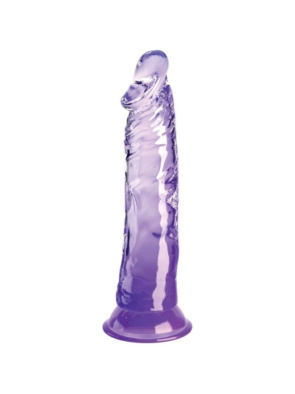 KING COCK - CLEAR PENE REALISTICO 19.7 CM MORADO