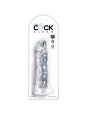 KING COCK - CLEAR PENE REALISTICO 19.7 CM TRANSPARENTE
