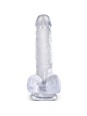 KING COCK - CLEAR PENE REALISTICO CON TESTICULOS 13.5 CM TRANSPARENTE