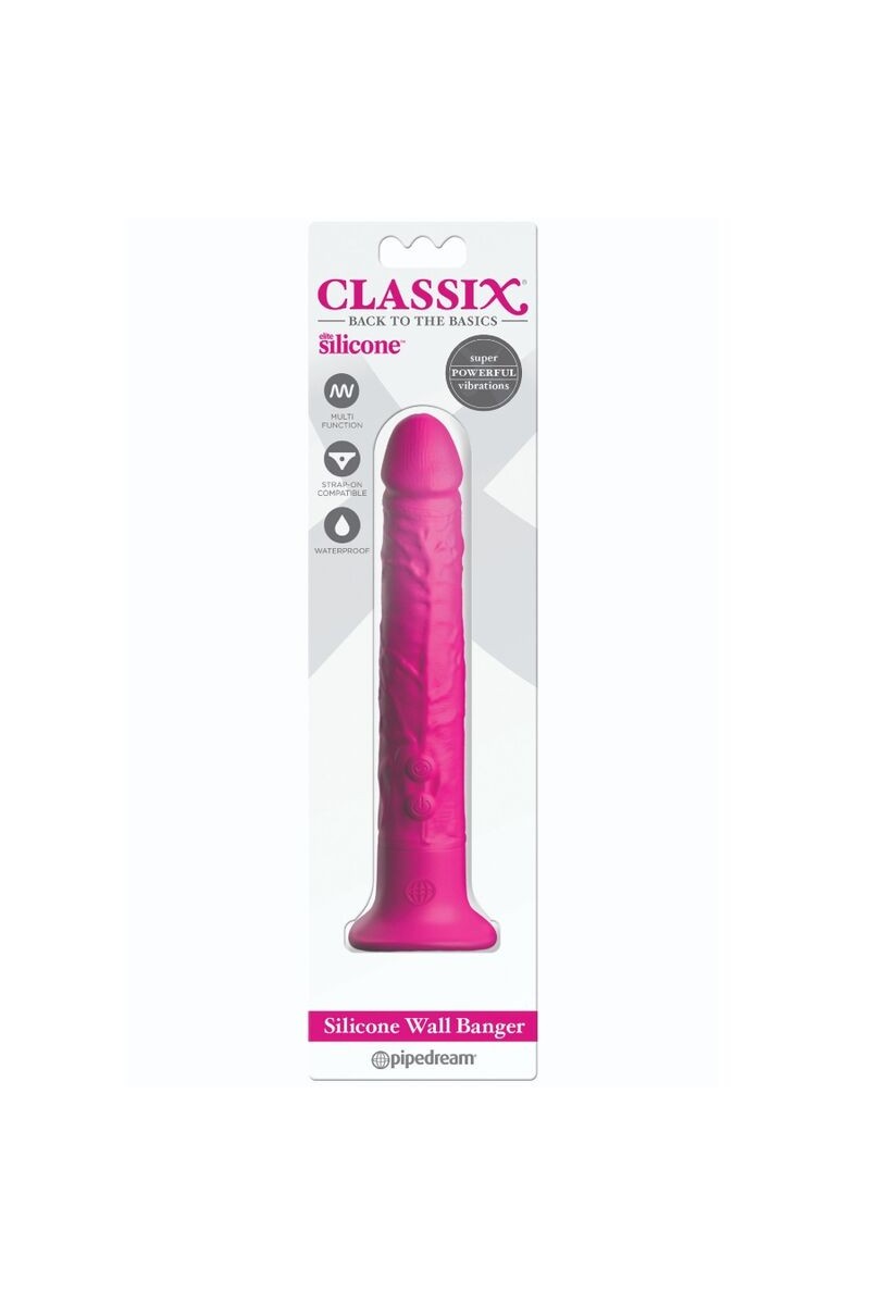 CLASSIX - DILDO WALL BANGER SILICONA 15 CM ROSA
