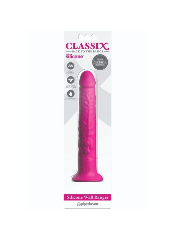 CLASSIX - DILDO WALL BANGER SILICONA 15 CM ROSA