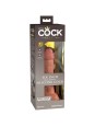 KING COCK - ELITE DILDO REALISTICO SILICONA 15.2 CM CARAMELO