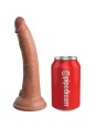 KING COCK - ELITE DILDO REALISTICO SILICONA 17.8 CM CARAMELO