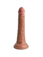 KING COCK - ELITE DILDO REALISTICO SILICONA 17.8 CM CARAMELO